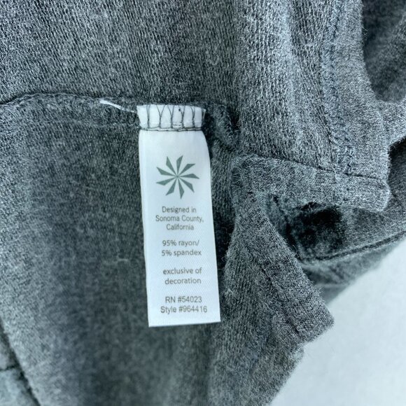 Athleta Dress Womens Extra Small Gray Tunic Duran Drop‎ Waist Jersey Stretchy - Picture 15 of 15